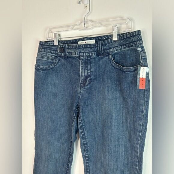 Tommy Hilfiger NWT vintage Y2K hipster boot cut jeans Size 12P - Picture 2 of 8